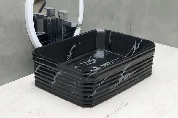 HISRE_Premium_Ceramic_Tabletop_Sink_Countertop_Ceramic_Bathroom_Kitchen_Sink_(18_x_14_x_6_Inch)_(Style_-_4)_AM3209_Table_Top_Basin_(Black)