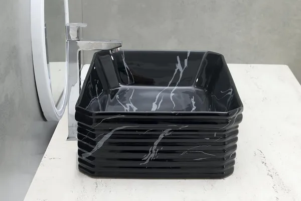 HISRE_Premium_Ceramic_Tabletop_Sink_Countertop_Ceramic_Bathroom_Kitchen_Sink_(18_x_14_x_6_Inch)_(Style_-_4)_AM3209_Table_Top_Basin_(Black)