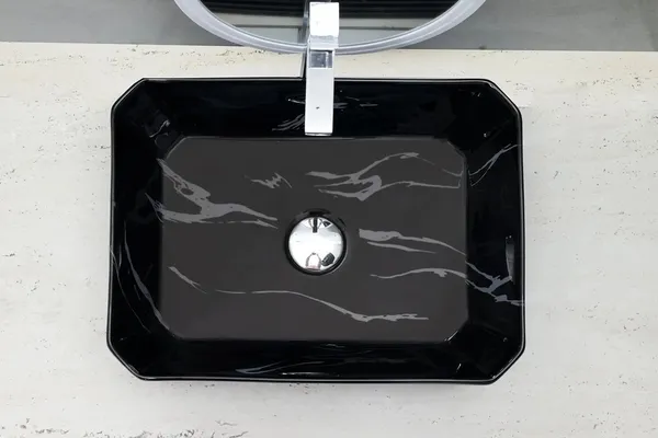 HISRE_Premium_Ceramic_Tabletop_Sink_Countertop_Ceramic_Bathroom_Kitchen_Sink_(18_x_14_x_6_Inch)_(Style_-_4)_AM3209_Table_Top_Basin_(Black)