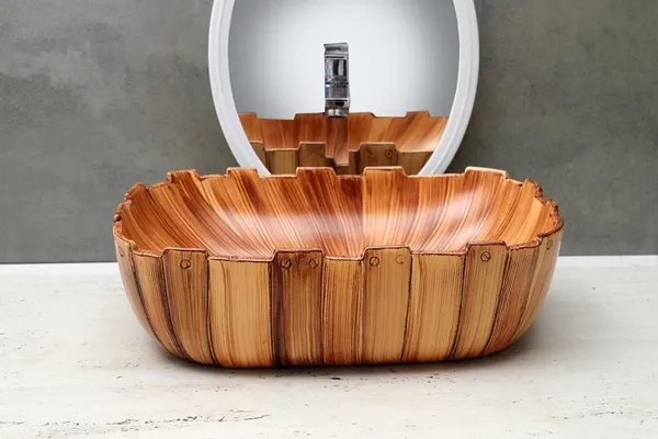 HISRE_Table_Top_Wash_Basin_For_Bathroom,_Living_Room_Ceramic_Bathroom_Kitchen_Sink_(18_x_13_x_5_Inch)_(Style_-_3)_Table_Top_Basin_(Brown)