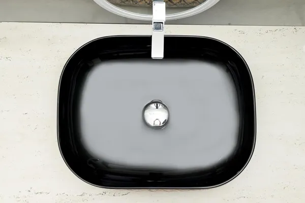 HISRE_Table_Top_Wash_Basin_For_Bathroom,_Living_Room_Ceramic_Bathroom_Kitchen_Sink_(18_x_13_x_5_Inch)_(Style_-_8)_Table_Top_Basin_(Brown_&_Black)