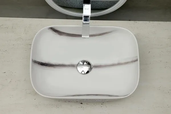 HISRE_Table_Top_Wash_Basin_For_Bathroom,_Living_Room_Ceramic_Bathroom_Kitchen_Sink_(18_x_13_x_5_Inch)_(Style_-_9)_Table_Top_Basin_(White)
