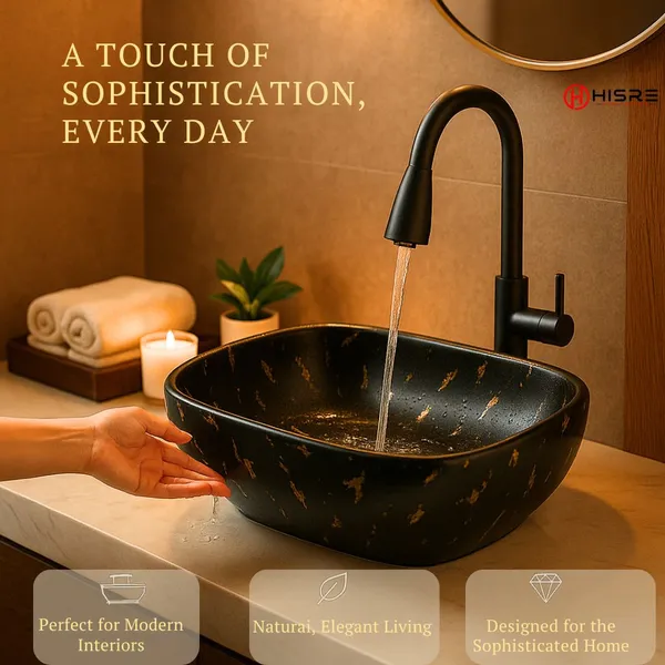 HISRE_Luxury_Tabletop_Ceramic_Wash_Basin_|_Black_&_Gold_Marble_Finish_Wash_Basin_Over_Counter_For_Bathroom_(45_x_32_x_10_CM)_–_Model:_SKTPR1053_New_Table_Top_Basin_(Black_&_Golden)