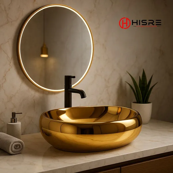 HISRE_Premium_Glossy_Golden_Designer_Table_Top_Wash_Basin_|Golden_Ceramic|24x16x6_Inch_|SKTHI2202-GOLDEN24|_Table_Top_Basin_(Golden_Mirror_Finish)