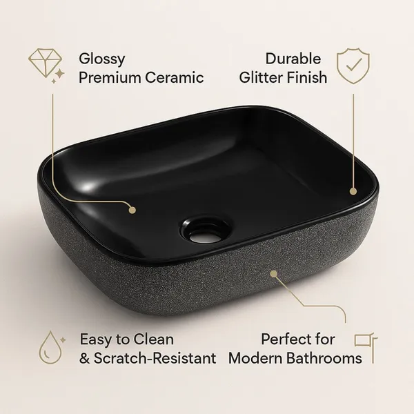 HISRE_Premium_Ceramic_Over_Counter_Sink_for_Bathroom,_Kitchen_&_Living_Room_(45_x_33_x_13_cm)_–_Stylish_Table_Top_Wash_Basin_for_Modern_Interiors_Table_Top_Basin_(Black_Glossy_with_Silver_Sparkle)