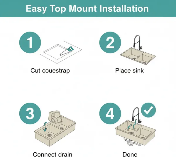 HISRE_Quartz_Double_Bowl_Kitchen_Sink_31x19x10_Inch_Scratch_Resistant_Sink_QSB-311910-CRM_Top_Mount_(Crema)