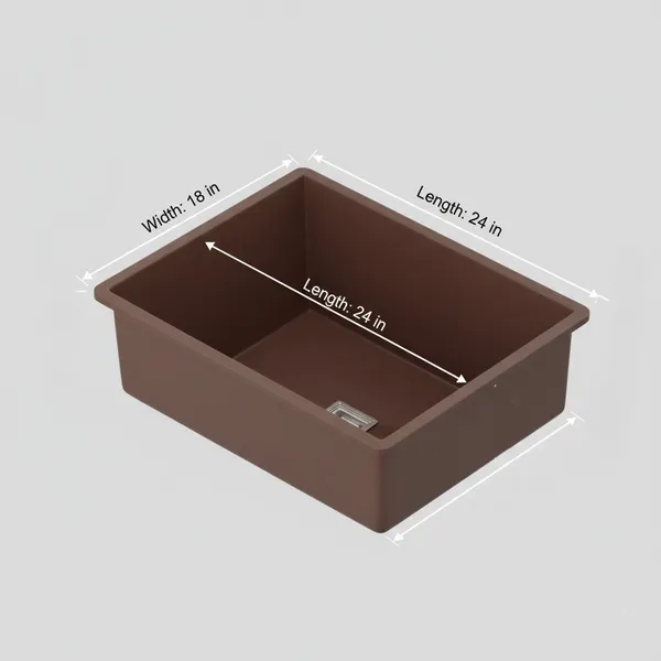 HISRE_Quartz_Kitchen_Sink_24x18x9_Inch_Scratch_Resistant_Single_Bowl_Sink_QKS-24X18X9-BRN_(Brown)_Top_Mount_(Brown)