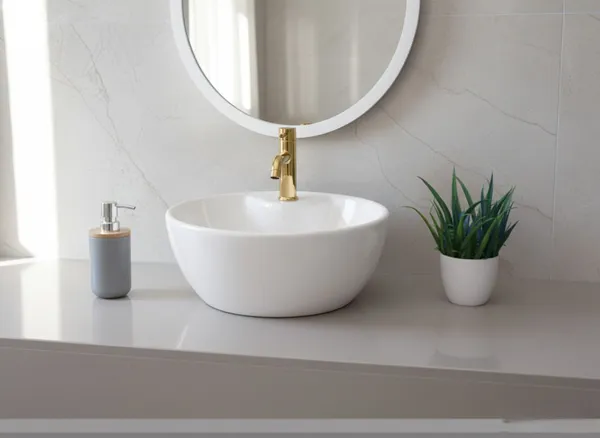 HISRE_Modern_Ceramic_Table_Top_Wash_Basin_for_Bathroom_Counter_(_13_x_13_x_5_Inch)_G3903_Over_Counter_Basin_(White)