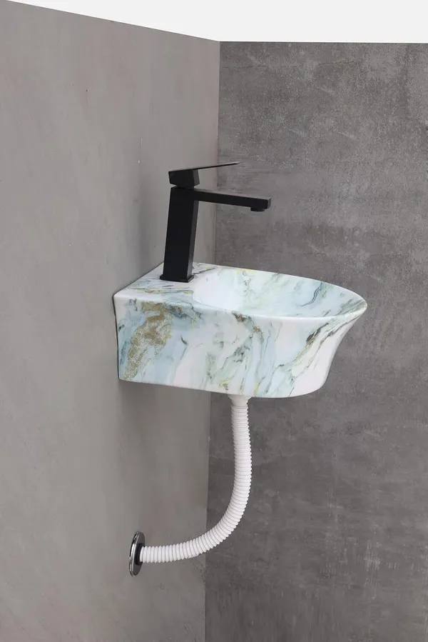 HISRE_Modern_Ceramic_Table_Top_Wash_Basin_for_Bathroom_Counter_(_13x_14x_5_Inch)_Style-6_Counter_Top_(White)