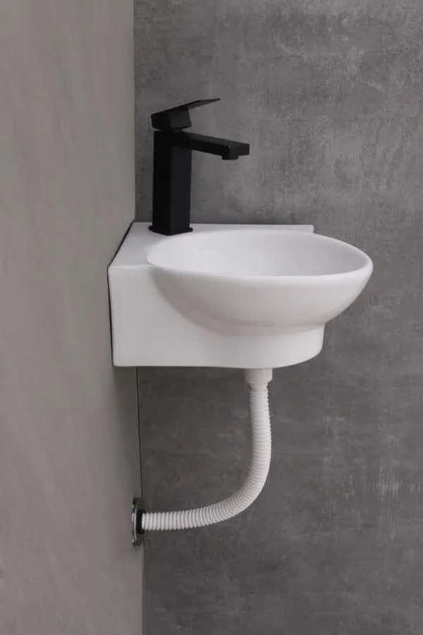 HISRE_Designer_Ceramic_Table_Top_Countertop_Wash_Basin_for_Bathroom_(14x_16x_5_Inch)_Style-1_Counter_Top_(White)