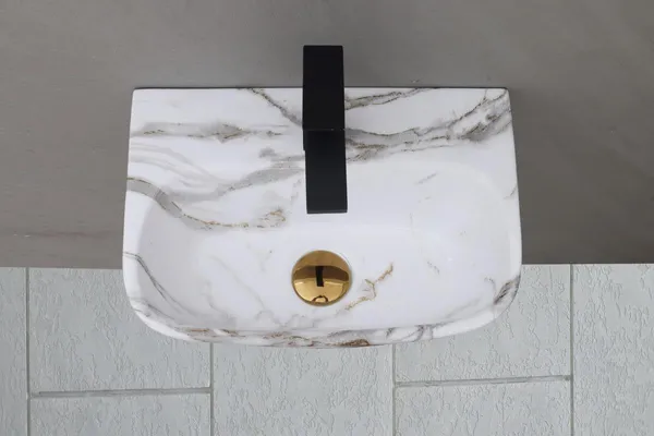 HISRE_Designer_Ceramic_Table_Top_Countertop_Wash_Basin_for_Bathroom_(17x_12x_5_Inch)_Style-5_Counter_Top_(White)