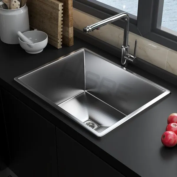HISRE_Stainless_Steel_Kitchen_Sink_24x18x9_|_Single_Bowl,_Rust-Free,_Scratch_Resistant_Style-3_Top_Mount_(Steel)