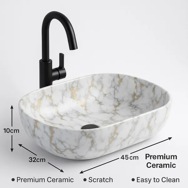 HISRE_Luxury_Designer_Over_Counter_Wash_Basin_for_Modern_Bathrooms_Tabletop_Ceramic_Bathroom_Kitchen_Sink_(45_x_32_x_10_CM)_Table_Top_Basin_(White_&_Golden)