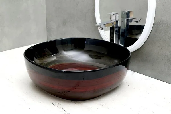 HISRE_Matt_Marble_Luxurious_Table_Top_Bathroom_Sink_OVEL_(16.5_x_16.5_x_5.5_Inch)_Table_Top_Basin_(Clean_Color)