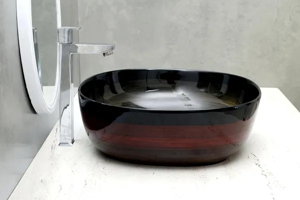 HISRE_Matt_Marble_Luxurious_Table_Top_Bathroom_Sink_OVEL_(16.5_x_16.5_x_5.5_Inch)_Table_Top_Basin_(Clean_Color)