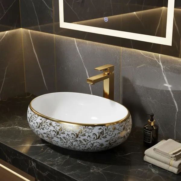 HISRE_Over_Counter_Top_Wash_Basin_For_Living_Room_Golden_Washbasin_Countertop_Ceramic_Bathroom_Sink_(24_x_16_x_6_Inch)_SKTHI2203_Table_Top_Basin_(White_&_Golden)