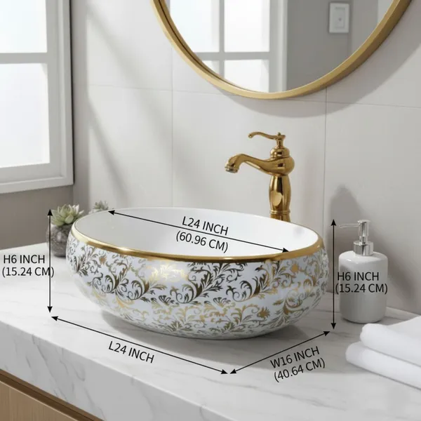 HISRE_Over_Counter_Top_Wash_Basin_For_Living_Room_Golden_Washbasin_Countertop_Ceramic_Bathroom_Sink_(24_x_16_x_6_Inch)_SKTHI2203_Table_Top_Basin_(White_&_Golden)