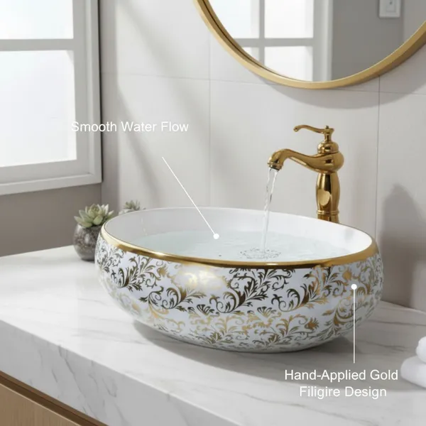 HISRE_Over_Counter_Top_Wash_Basin_For_Living_Room_Golden_Washbasin_Countertop_Ceramic_Bathroom_Sink_(24_x_16_x_6_Inch)_SKTHI2203_Table_Top_Basin_(White_&_Golden)