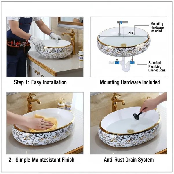 HISRE_Over_Counter_Top_Wash_Basin_For_Living_Room_Golden_Washbasin_Countertop_Ceramic_Bathroom_Sink_(24_x_16_x_6_Inch)_SKTHI2203_Table_Top_Basin_(White_&_Golden)
