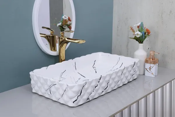 HISRE_Designer_Table_Top_Ceramic_Wash_Basin/Vessel_Sink_Slim_Rim_Counter_Top_for_Bathroom_(18_x_24_x_4.5_Inch)_Table_Top_Basin_(White)