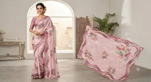 Pink_Floral_Print_Saree_for_Women