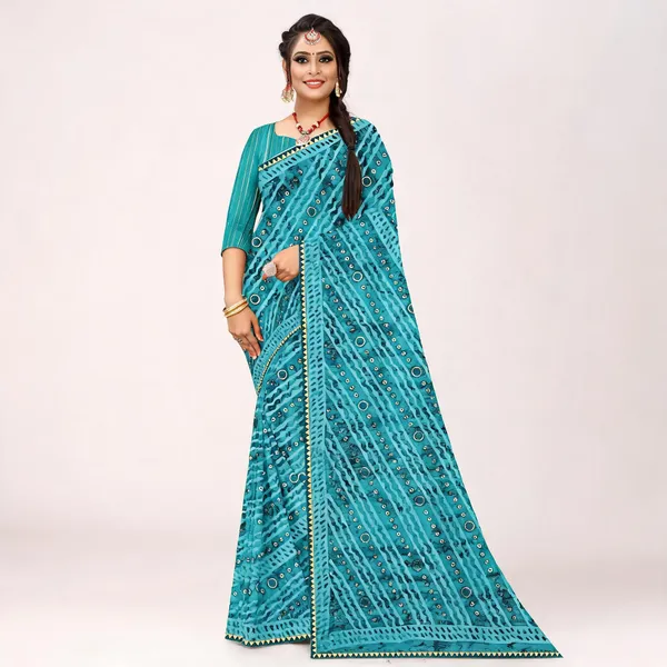 Blue_Staple_Soft_Cotton_Geometric_Printed_Saree_For_Women