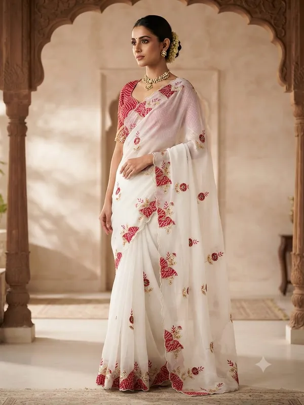 White_Sheer_Printed_Saree_for_Women
