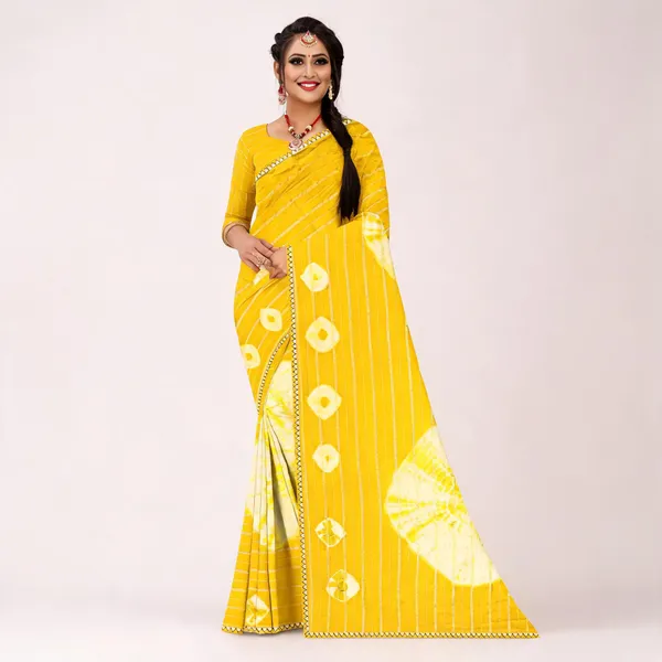 Yellow_Cotton_Zari_Striped_Floral_Print_Saree_For_Women