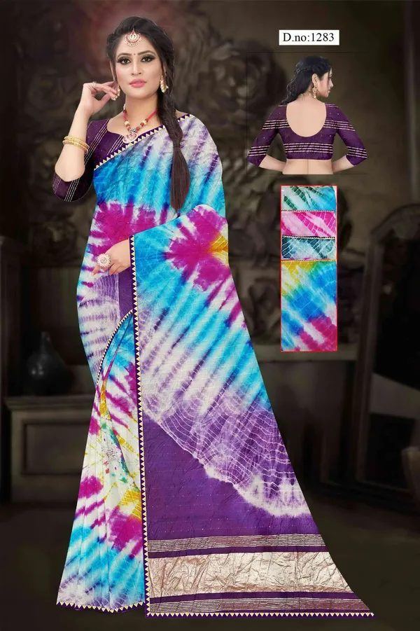 Multicolor_Tie_Dye_Saree_For_Women