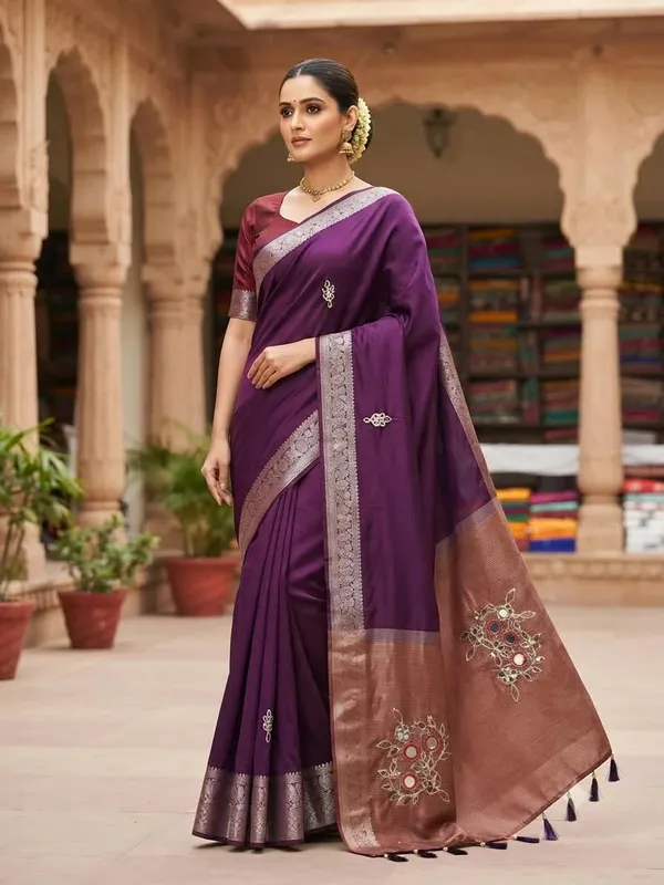 Purple_Traditional_Saree_for_Women