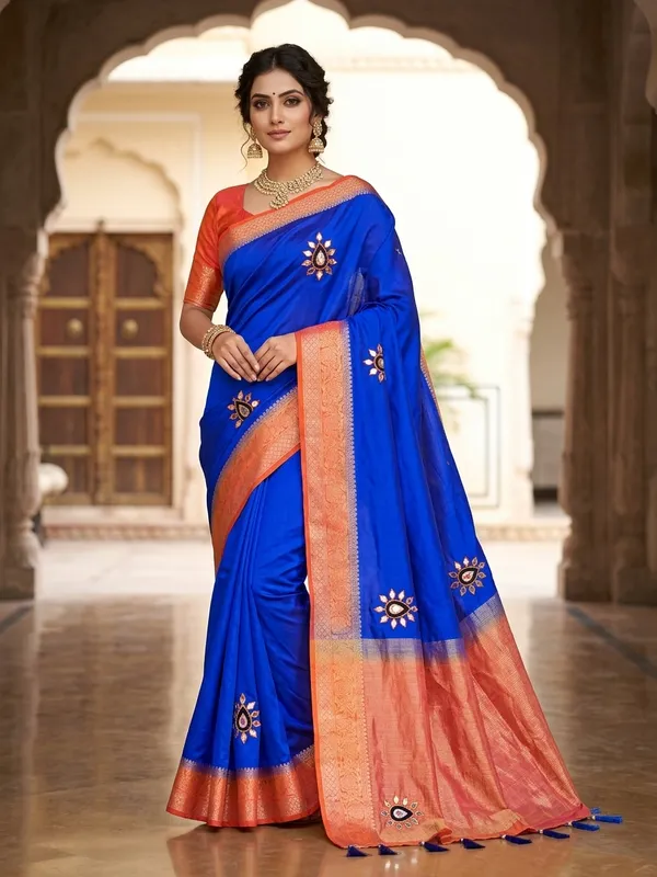 Blue_Traditional_Saree_for_Women