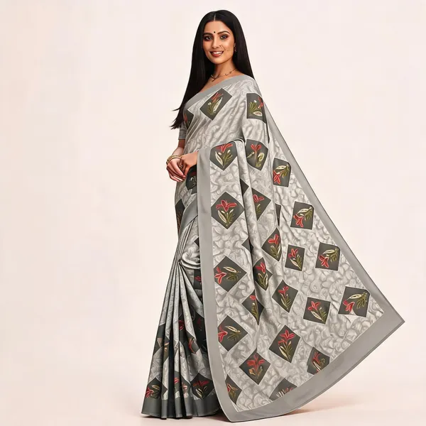 Grey_Linen_Cotton_Printed_Saree_For_Women