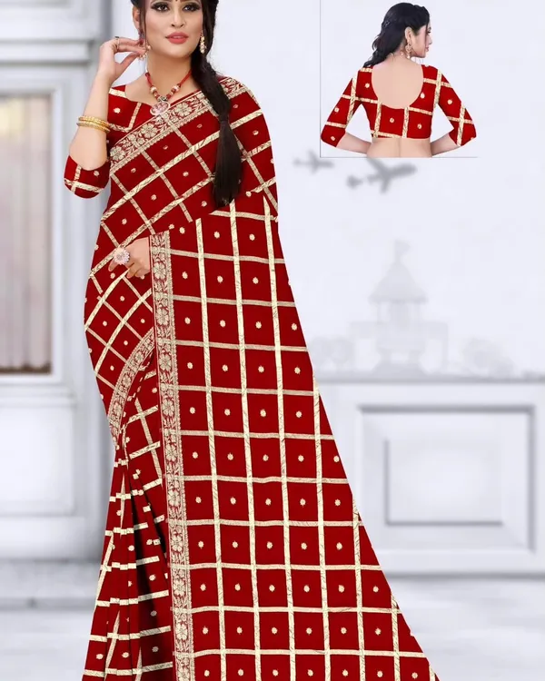 Red_Traditional_Saree_For_Women