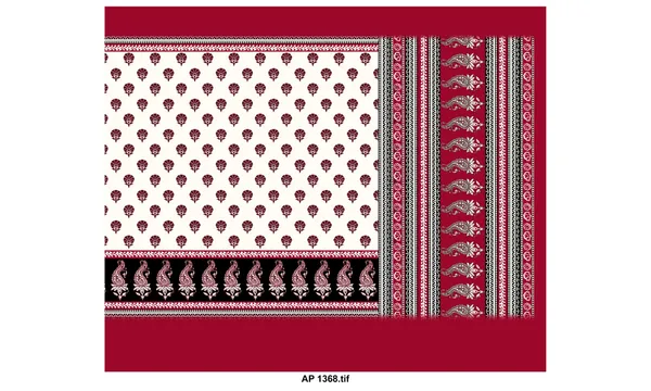 Maroon_Printed_Saree_for_Women