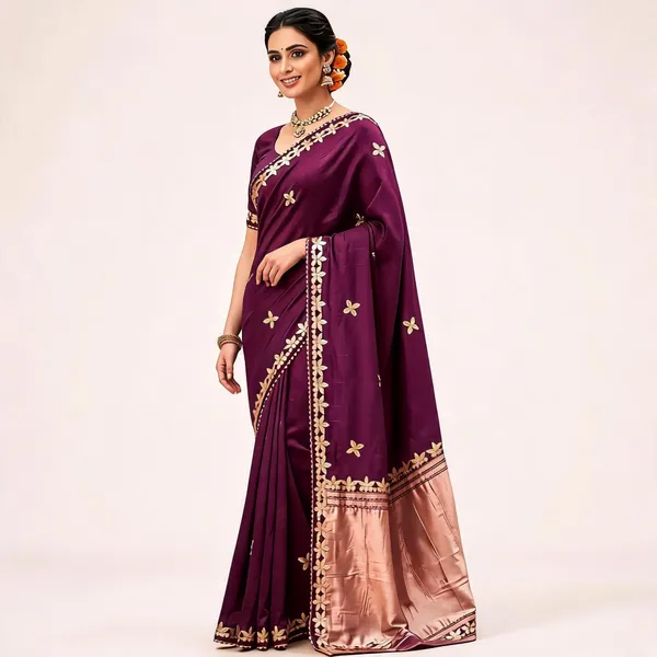 Purple_Cotton_Jari_Pallu_Floral_Embroidered_Saree_For_Women