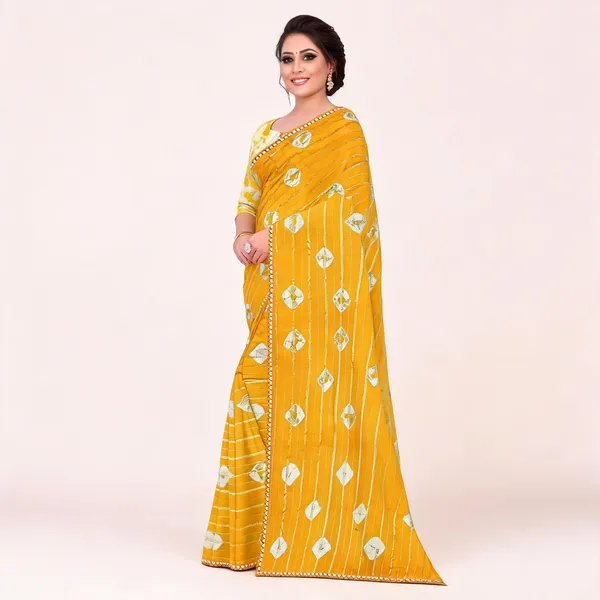 Mustard_Cotton_Zari_Stripe_Printed_Saree_For_Women