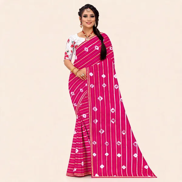 Pink_Cotton_Zari_Patta_Striped_Printed_Saree_For_Women