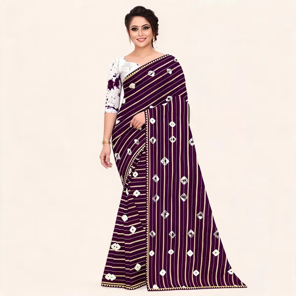 Purple_Cotton_Zari_Patta_Striped_Printed_Saree_For_Women