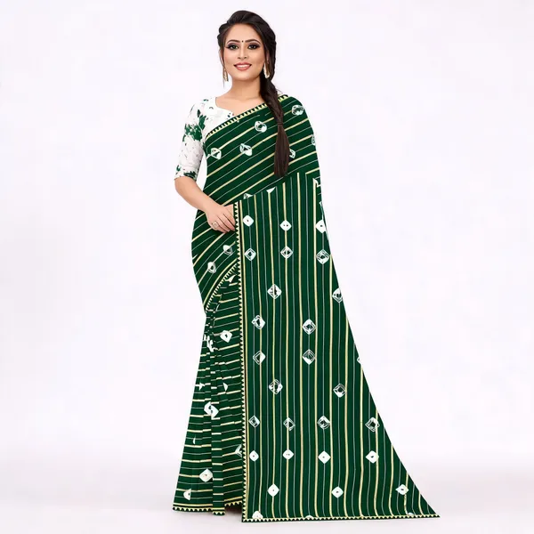 Green_Cotton_Zari_Patta_Printed_Saree_For_Women