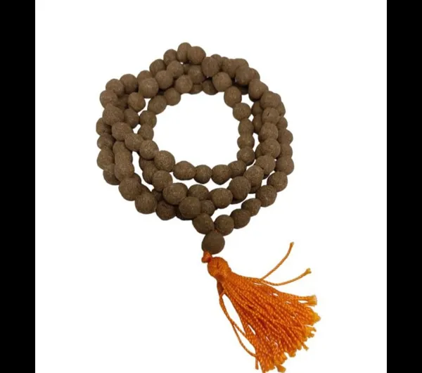 gomay_Beaded_Jap_Mala_With_Orange_Tassel
