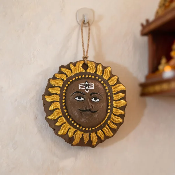 Cow_Dung_Traditional_Shiv_Surya_Face_Wall_Hanging