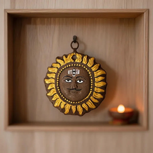 Cow_Dung_Traditional_Shiv_Surya_Face_Wall_Hanging