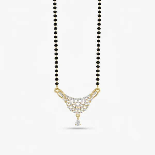 Gold_And_Black_Alloy_Stone-Studded_Mangalsutra_Necklace_For_Women