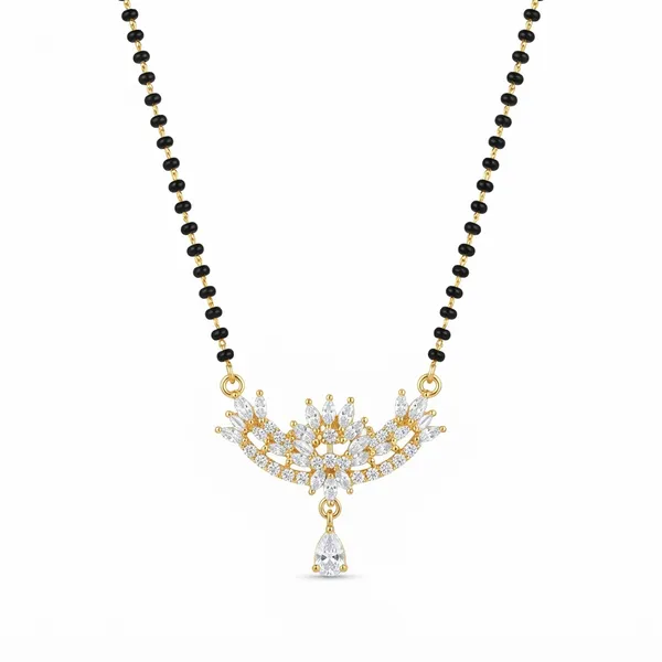 Gold_Black_Floral_Stone_Mangalsutra_Necklace_For_Women