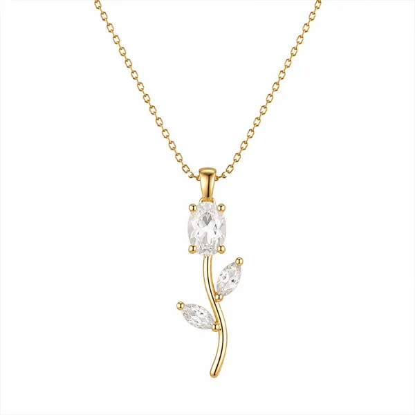 Gold_Alloy_Crystal_Floral_Pendant_Necklace_For_Women
