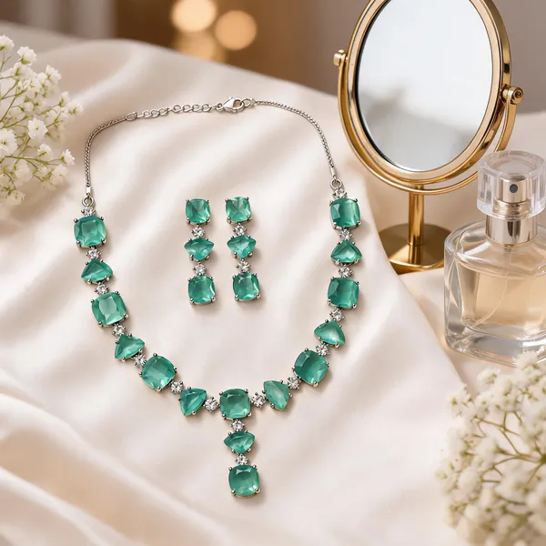 Mint_Green_American_Diamond_Faceted_Stone_Necklace_And_Earrings_Set_For_Women