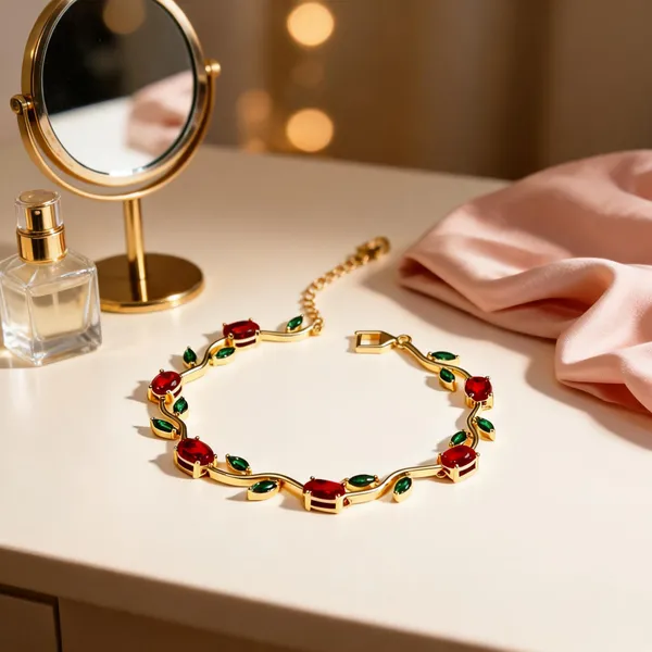 Multicolor_Alloy_Oval_Stone_Statement_Necklace_For_Women