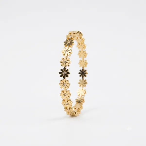 Gold_Tone_Alloy_Floral_Motif_Linked_Bangle_For_Women