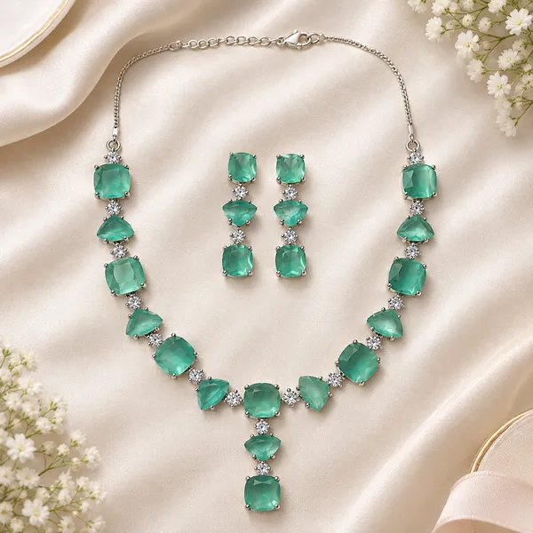 Mint_Green_American_Diamond_Faceted_Stone_Necklace_And_Earrings_Set_For_Women