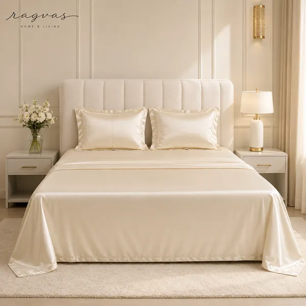 500_TC_Cooling_Silk_Cotton_King_Size_Bedsheet_Set_–_108×108_Inches_|_1_Bedsheet_+_2_Pillow_Covers